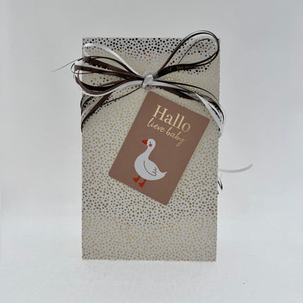 Baby •Kraam Cadeaupakket Neutraal• Zwitsal Rammelaar Konijn