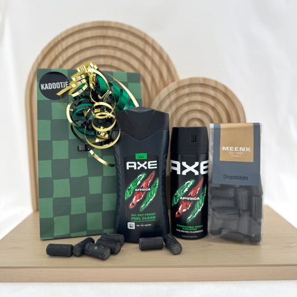 Kadootje •Cadeaupakket Heren• Axe Africa