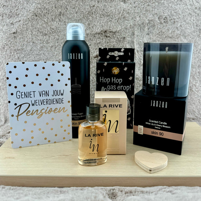 Pensioen Dames •Cadeaupakket Skin90•Home
