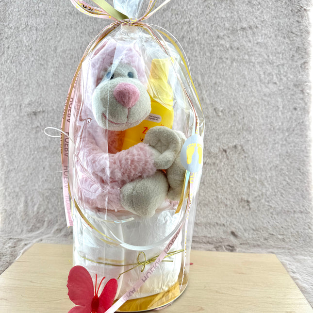 Baby •Kraamcadeau Meisje• Luiertaart Zwitsal