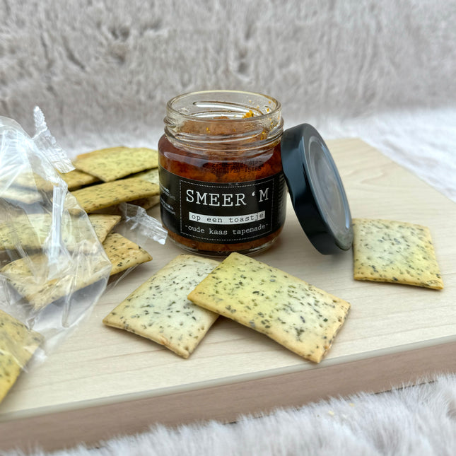Borrel •Smeer’M Oude Kaas Tapenade•