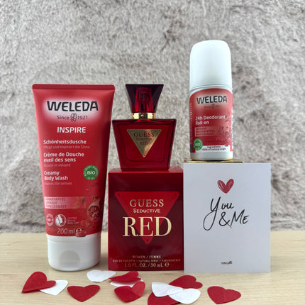 Dames Valentijn •Cadeau Voor Vrouw• Guess red• Valentijn Cadeau