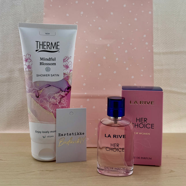 Bedankt •Cadeaupakket Dames• Parfum Her Choice