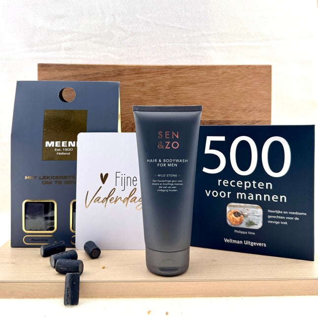 Vaderdag • Cadeaupakket • Kookboek mannen