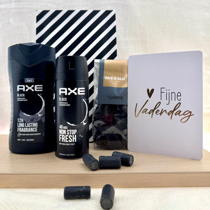 Vaderdag • Cadeaupakket • Axe Black•Frisse start voor een zoete papa