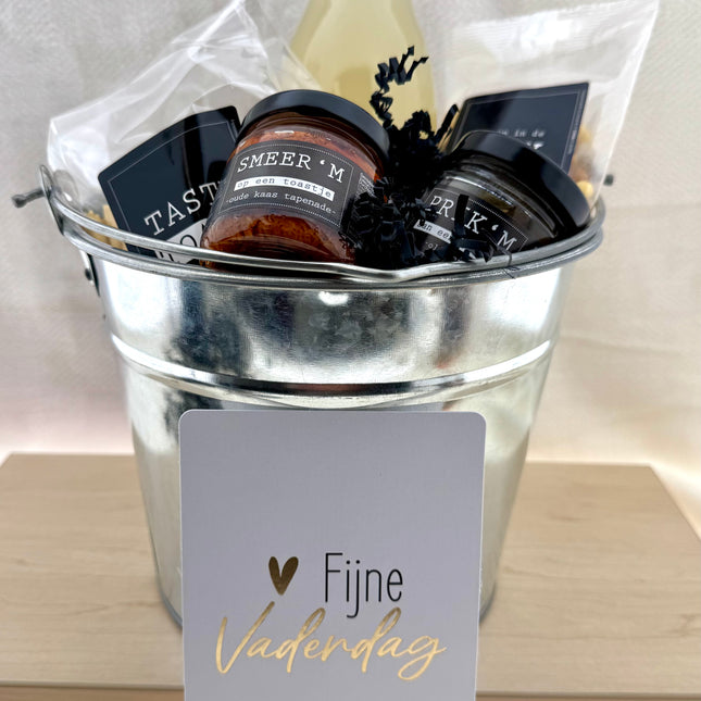 Vaderdag • Cadeauemmer Borrel • Voor de echte bourgondiche Papa