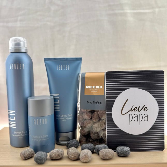 Vader •Cadeaupakket Janzen Men Blue Vaderdag•