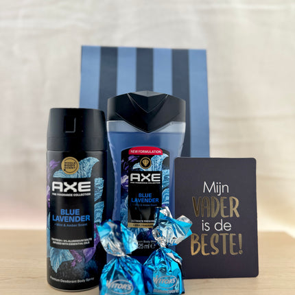 Vaderdag •Cadeaupakket Axe• Blue Lavender Fresh
