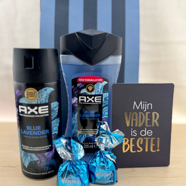 Vaderdag •Cadeaupakket Axe• Blue Lavender Fresh