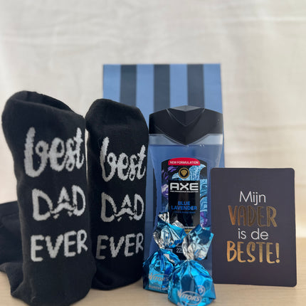 Vaderdag •Cadeaupakket Axe• Best Dad Blue Fresh