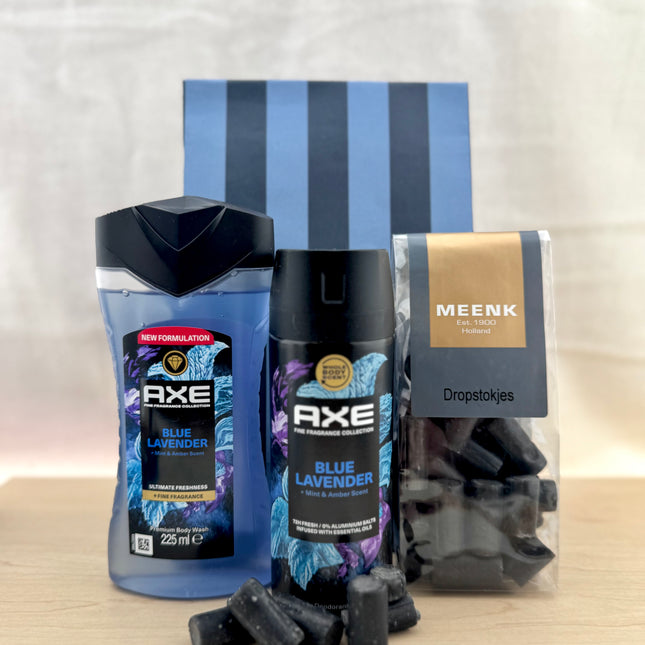 Heren •Cadeaupakket Axe• Blue Lavender Boost Hem
