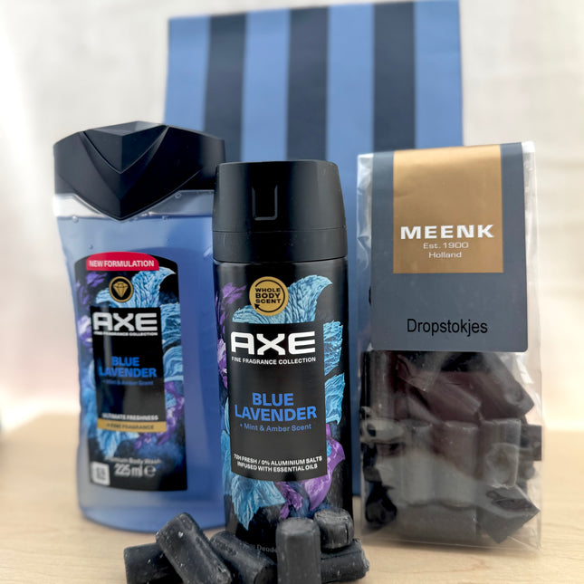 Heren •Cadeaupakket Axe• Blue Lavender Boost Hem