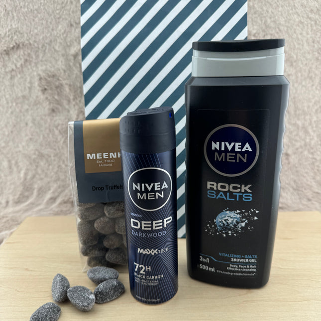 Heren •Cadeaupakket Nivea Rock•