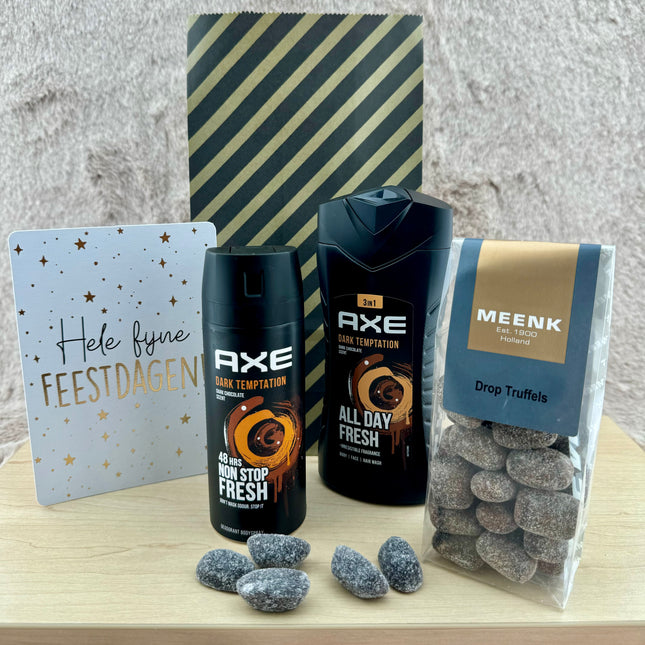 Nieuwjaar •Cadeaupakket Axe men Dark temptation• Heren•