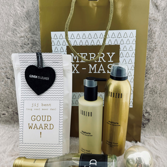 Kerst •Cadeaupakket Goud Waard•