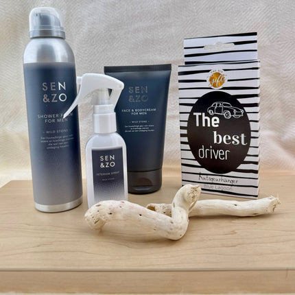 Heren •Cadeaupakket Sen&zo Gold•Verjaardag