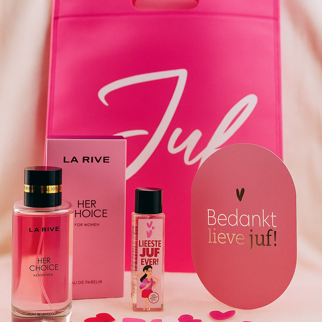 Juf • Roze Juf Tas• Liefste Juf Ever