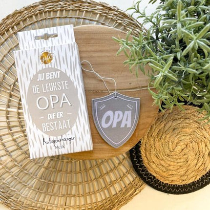 Opa •Autogeurhanger Leukste Opa•