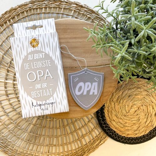 Opa •Autogeurhanger Leukste Opa•